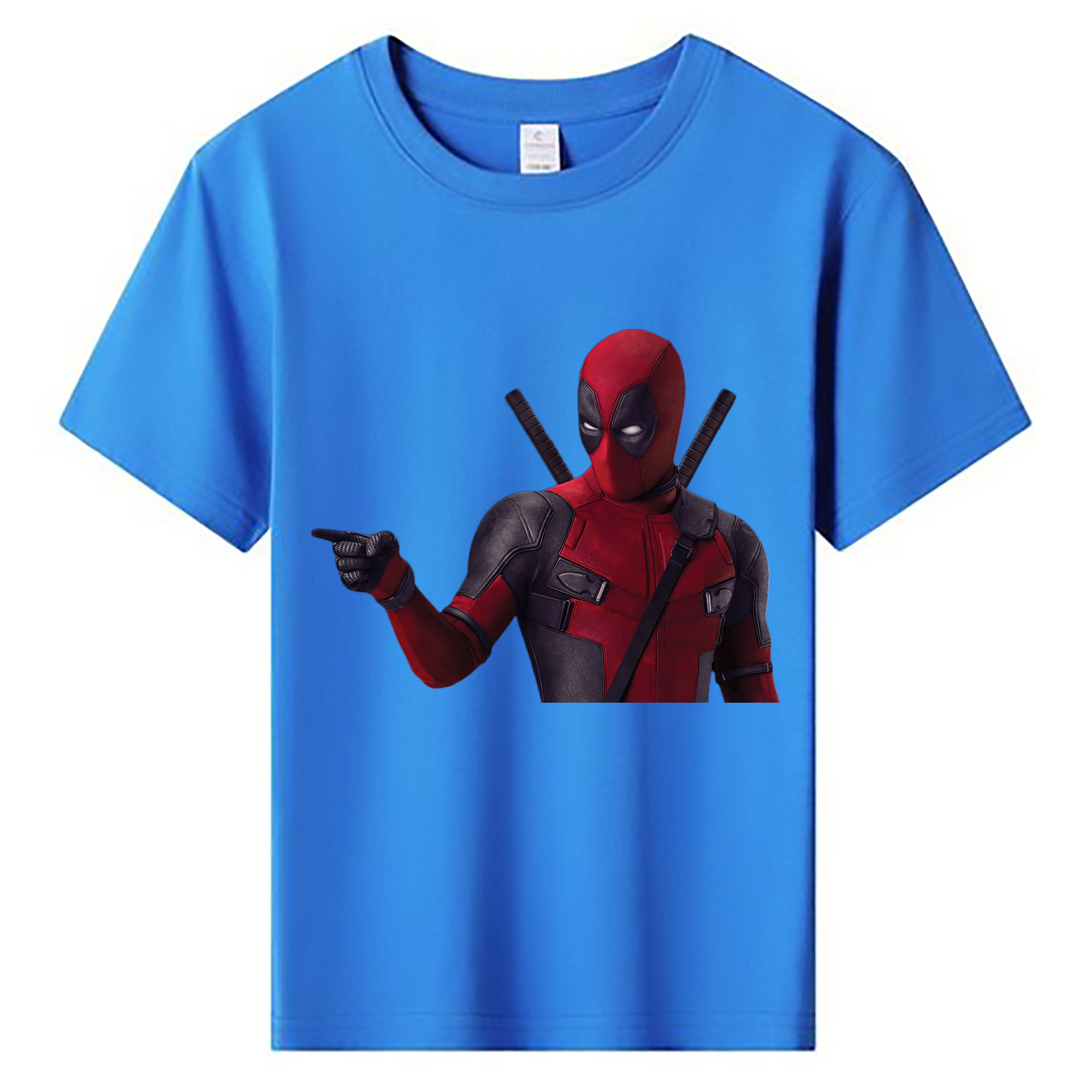 （画像用） Deadpool デッドプール 綿100％キッズTシャツ（フロントプリント）